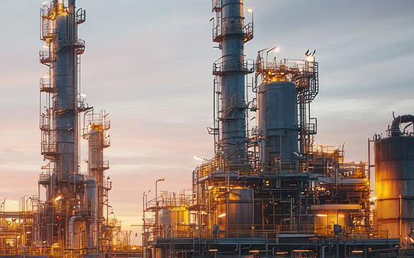 Foundation of FZCO Oil Refinery